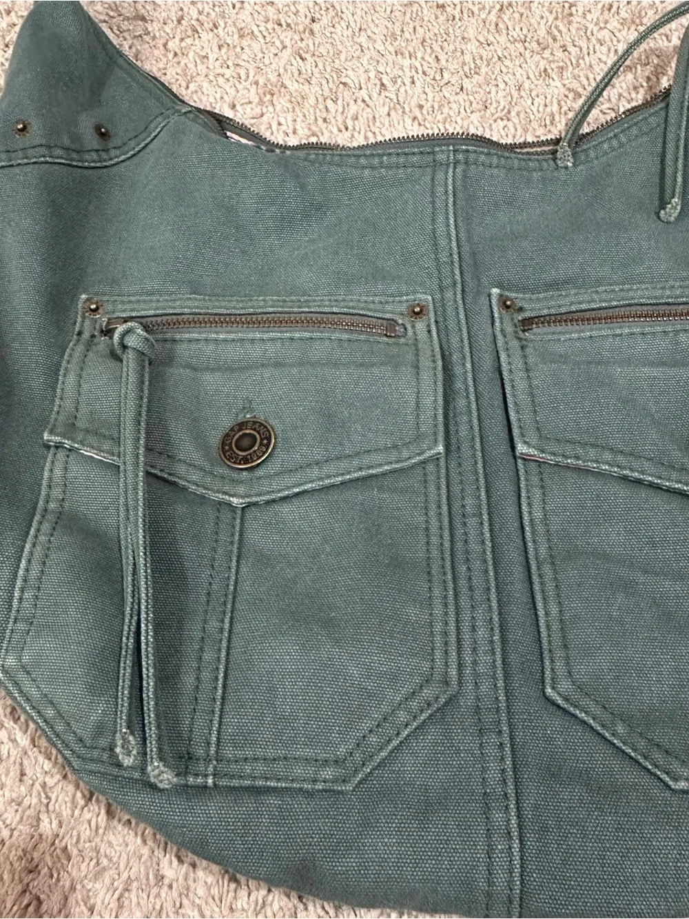 GAP Vintage y2k denim utility shoulder bag